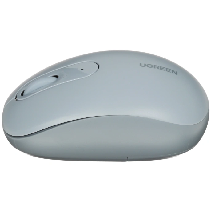 Мышь UGREEN MU105-90671, 800/1200/1600/2400 DPI,функция бесшумного режима, Режим: беспроводной -2,4 ГГц, рабочее расстояние: 10 м, рабочее напряжение: 1,5 В, рабочий ток: 10 мА, щелочная батарея AA (входит в комплект), совместимые системы: Windows 7/8.1/1