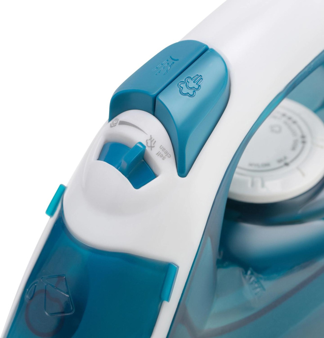 Утюг Maxwell MW-3056, 1800Вт, белый и синий