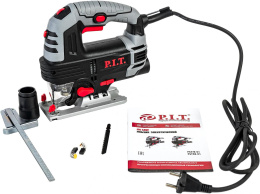 Электролобзик P.I.T PST90-C1 рукоятка-скоба, питание: сеть, 900 Вт, глубина пропила: 90 мм дерево , 10 мм сталь , 0–3000 ходов/мин, ход пилки: 18 мм