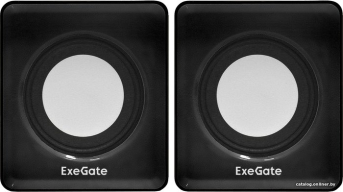 Акустическая система 2.0 ExeGate Disco 140 Black (питание USB, 2х3Вт (6Вт RMS), 100-20000Гц, черный, Color Box) EX287057RUS