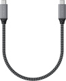 Кабель Satechi USB4 C to C длина 25 см. Цвет: серый космос (ST-U4C25M)