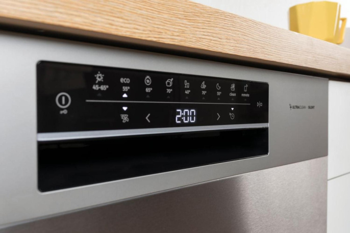 Посудомоечная машина Gorenje GS642E90X 2 корзины , полноразмерная, напольная, 59.9см, загрузка 13 комплектов, серебристая