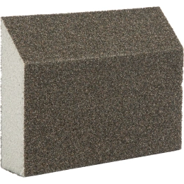 Губка для шлифования 120х90х25 мм; P100; трапеция; мягкая MATRIX 75730