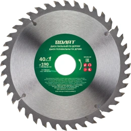 Диск пильный по дереву 190х30/20/16 мм, 40 зубьев ВОЛАТ 88130-40