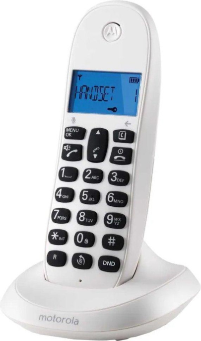 Радиотелефон Motorola C1001CB+, белый [107c1001blanco]