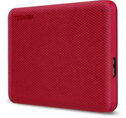 Жесткий диск Toshiba USB3.0 1TB HDTCA10ER3AA Canvio Advance 2.5" красный