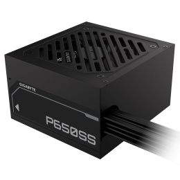 Блоки питания/ Power Supply Gigabyte GP-P650SS, 650W 80+ Silver ATX, 3.0, Non-modular, 1x24 20+4 pin, 2x4+4-pin CPU, 2xMolex, 2x6+2-pin PCIe, 5xSATA3, Active, 120x120mm, 150x140x86mm, APFC, black