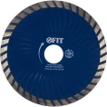 Диск алмазный отрезной Турбо волна 125 мм; 22.2 мм для угловых шлифмашин Fit 37483