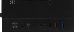 Корпус mATX Aerocool Atomic Lite-G-BK-v2, Mini-Tower, без БП, черный [accs-pv33123.11]