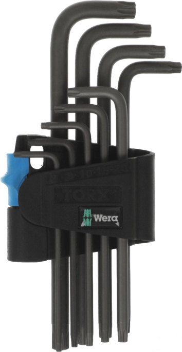 Набор ключей WERA 967/9 TX HF TORX 1 [we-024244]