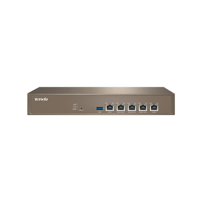 Tenda G1 Корпоративный маршрутизатор, до 1000 Мбит/с, до 100 устройств, WAN 4x1Гбит/с, USB2.0х1