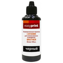 EasyPrint Чернила I-B100BK универсальные для Brother 100мл. чёрный