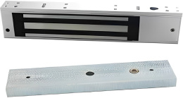 Электромагнитный замок ZKTeco LM-2802 входное напряжение DC12V, рабочий ток 450 мА ± 5 %, диапазон растягивающих усилий 200 кг ± 5 %