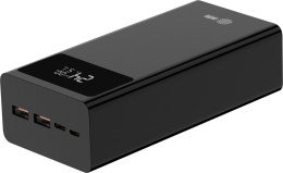 Внешний аккумулятор (Power Bank) Cactus CS-PBFSKA-30000,  30000мAч,  черный