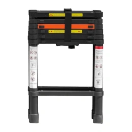 Телескопическая алюминиевая бытовая стремянка ROCKFORCE 2 м RF-UP200-2