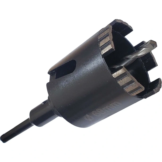 Коронка алмазная по бетону (68х70 мм; SDS+) Росомаха 500068