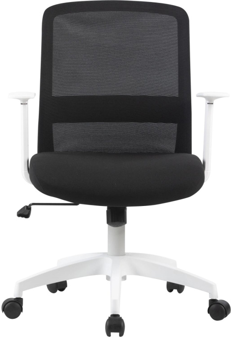 Кресло Cactus CS-WMC333-BK, сетка/ткань, до 100кг, фиксированные подлокотники,  черный