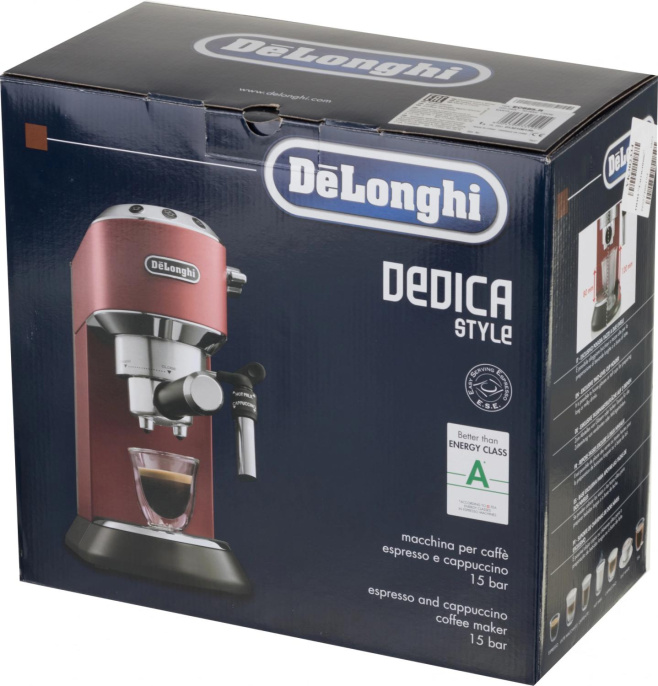 Кофеварка DeLonghi EC685.R,  рожковая,  красный [0132106271]