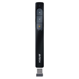 Презентер A4 Fstyler LP15 Radio USB 15м черный {1198666}