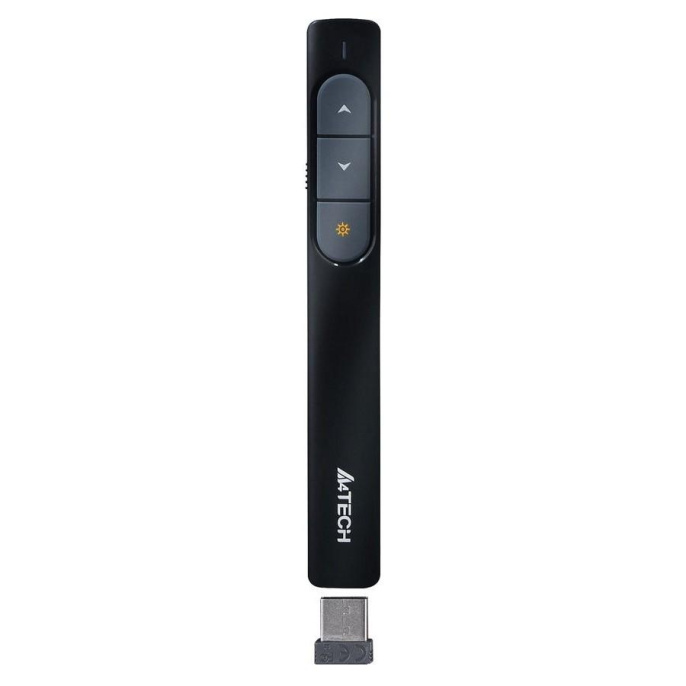 Презентер A4 Fstyler LP15 Radio USB 15м черный {1198666}