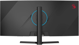 34" Монитор BLOODY MN340W, 3440x1440, VA, 180Гц, 1хHDMI, 1хDP, изогнутый, черный