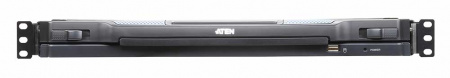 KVM консоль ATEN 19"1-Local/Remote Share Access 16-Port PS/2-USB VGA Single Rail LCD KVM over IP switch CL5716IN-ATA-RG
