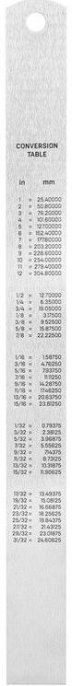 Линейка стальная Deli DL8030Y 300мм нержавеющая сталь