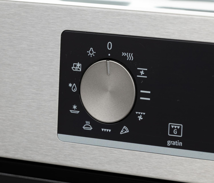Духовой шкаф электрический Gorenje BO6735E05X, 77л, дверца с 2 стеклами, нержавеющая сталь