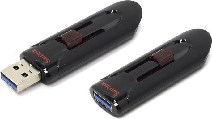 Флешка USB Sandisk Cruzer Glide 16ГБ, USB3.0, черный [sdcz600-016g-g35]