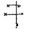 Кронштейн для монитора Filum FL-DMT004FB черный, четыре монитора, VESA: 75/100, 10-30 дюйма, до 10 кг 00-01215493