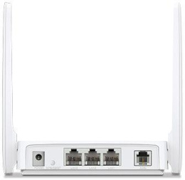 Wi-Fi роутер MERCUSYS MW300D, Wi-Fi 4, N300, 2.4ГГц, 3 LAN, ADSL2+ Annex A , белый