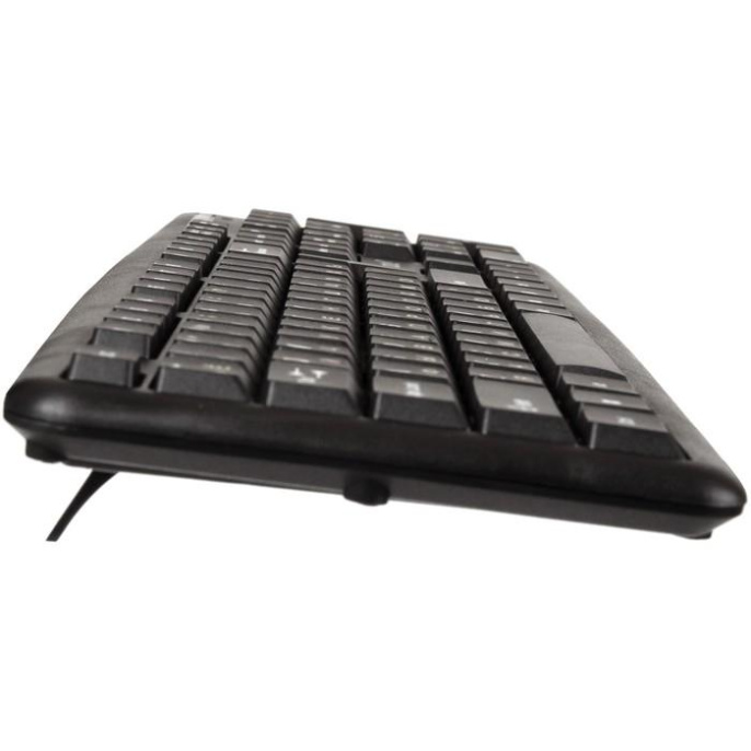 Клавиатура ExeGate Professional Standard LY-331 USB, полноразмерная, влагозащищенная, 104кл., Enter большой, длина кабеля 1,5м, черная, Color Box EX263905RUS