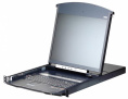 KVM консоль switch ATEN KL1116VN-AXA-RG , KVM, 1 local user USB/VGA/DVI-D конс.LCD 19"+32 IP user 16 cpu/порт/port PS2/USB/Sun+VGA /RS232, без модулей