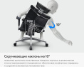 Кресло руководителя МЕТТА Yoga 4DF B2-12D - GoyaLE, велюр, до 150кг, синхромеханизм, регулируемые 5D подлокотники,  темно-серый
