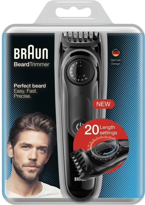 Триммер Braun BT3000 черный насадок в компл:1шт