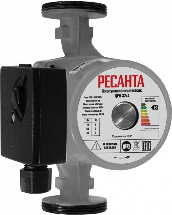 Насос циркуляционный Ресанта ЦРН-32/4 72Вт 3000л/час 77/7/3