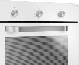 Духовой шкаф электрический MEFERI Light MEO604WH, 65л, дверца с 2 стеклами, белый