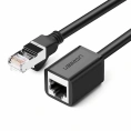 Удлинитель UGREEN NW112 11278 Cat 6 F/UTP Ethernet RJ45 Extension Male/Female Patch Cords. Длина: 0,5м. Цвет: черный