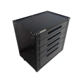 Инструментальная тележка Great Wolf 5 ящиков, колеса с тормозом, серая GWT-G5