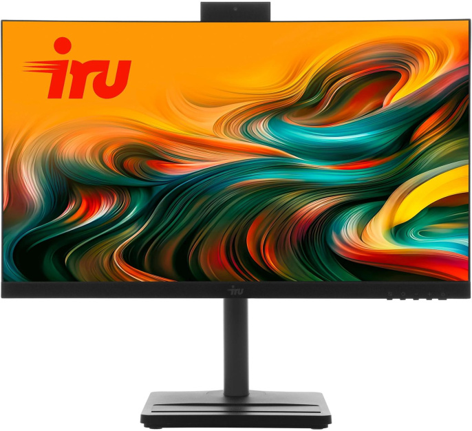 Моноблок IRU Tactio 24ID 24.5" Full HD i3 1215U 1.2 8Gb SSD256Gb UHDG Windows 11 Pro 64 GbitEth WiFi BT 90W Cam черный 1920x1080