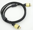 Кабель аудио-видео HDMI m /HDMI m 1.8м. феррит.кольца позолоч.конт. черный BEHPEX