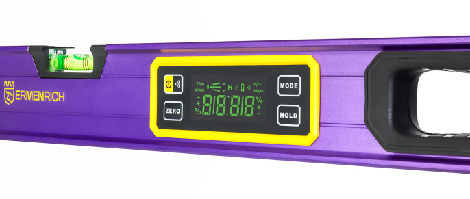 Цифровой уровень Ermenrich Verk LL60, фиолетовый