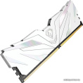 Оперативная память DDR4 8Gb PC-25600 3200MHz Netac Shadow II White NTSWD4P32SP-08W CL16 1.35V RTL