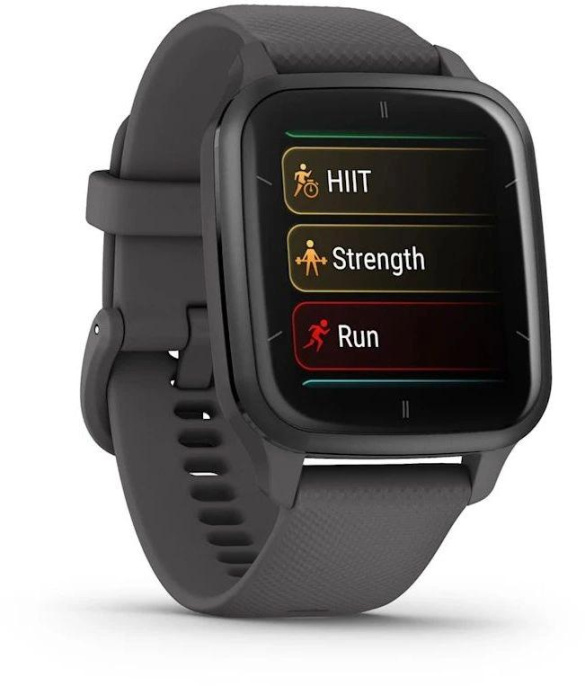 Смарт-часы Garmin Venu Sq 2, 35.9мм, 1.4", серый/серый [010-02701-10]