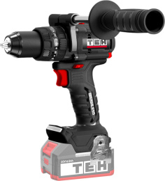 Дрель-шуруповерт TEH TDBL1520 (напряжение 20V, обороты: 0-500/2200 об/мин, крутящий момент 150Нм, быстрозажимной патрон 13 мм, в комплекте крюк для ремня, поставляется в коробке без АКБ и ЗУ)