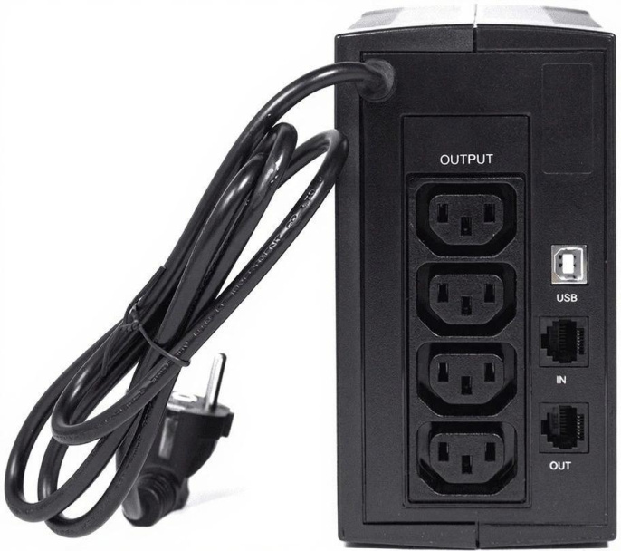 ИБП ЮНИОР 650, 650/360 ВА/Вт, LED, IEC-C13x4/ line-interactive AS tower (JN65101)