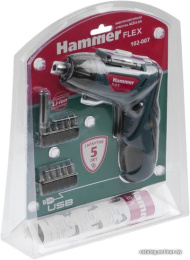 Отвертка аккумуляторная Hammer ACD3.6A с набором бит