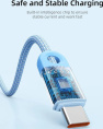 Кабель USB A CABLETIME CAP1J (CT-AMCM6A-PBW1.5) 1.5 м, черный, USB-A на USB-C для быстрой зарядки смартфонов