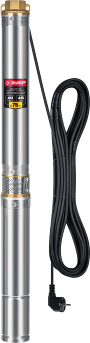 Насос центробежный Зубр НСЦ-75-40 550Вт 2700л/час