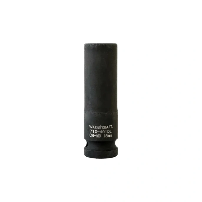 Головка торцевая ударная глубокая 6-гранная (15 мм; 1/2DR) WIEDERKRAFT WDK-710-4015L